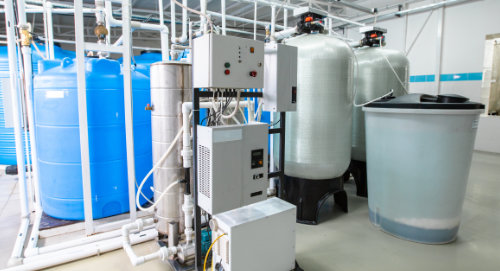instalacion tratamiento de agua tanques de almacenamiento y filtrado de agua